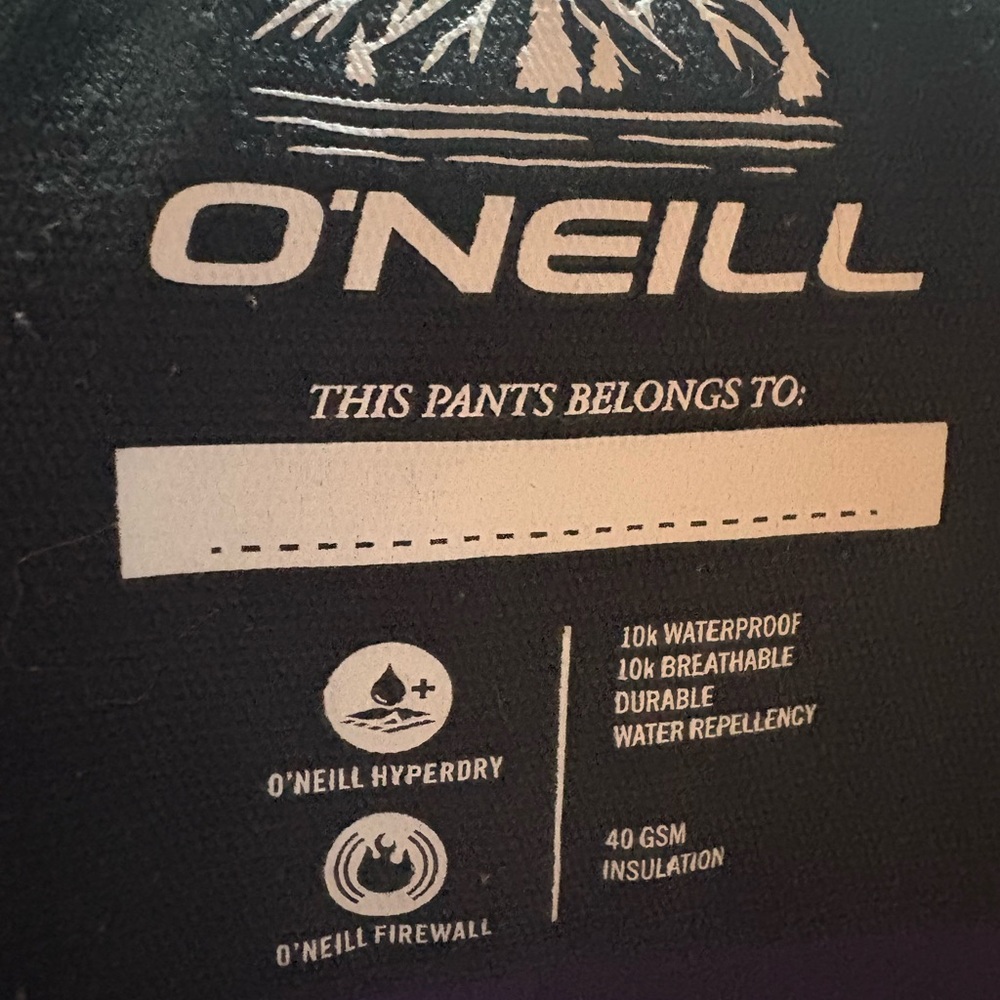 Girls O'Neill Purple Snowpant Ski Snowboard Pants Adjustable Waist Size 14 L - Picture 7 of 7